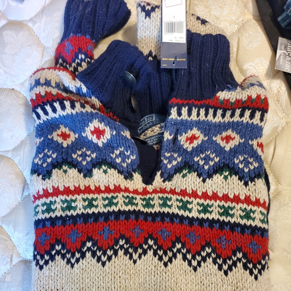 Polor Ralph Lauren hand knit sweater